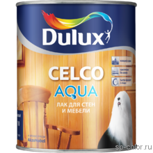 Dulux Celco Aqua 70 водный глянцевый лак для мебели по дереву