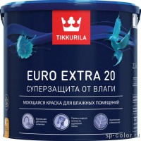 Tikkurila Euro Extra 20 полуматовая интерьерная краска