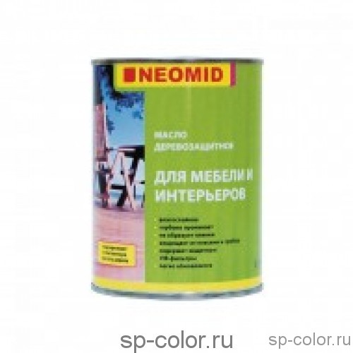 Neomid Interior Oil масло деревозащитное для мебели и интерьеров 