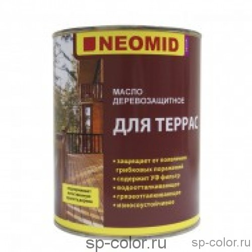 Neomid Terrasa Oil масло деревозащитное для террас 