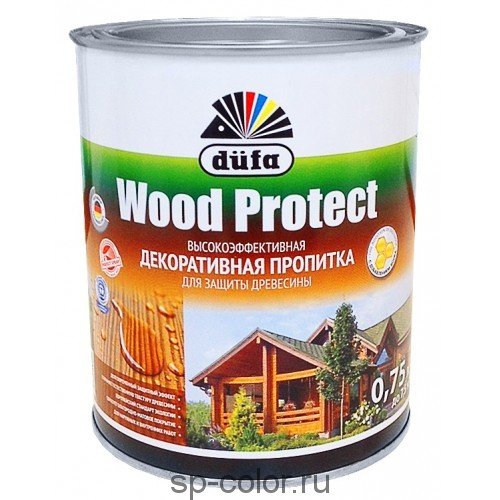 Dufa Wood Protect декоративная пропитка с воском для дерева