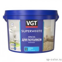 VGT Краска ВД-АК-2180 для потолков «Супербелая»