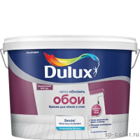 Dulux Easy краска для флизелиновых обоев и стен 