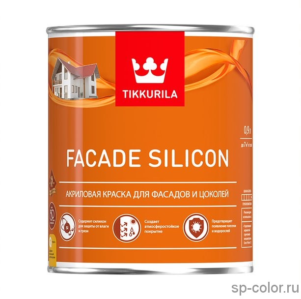 Tikkurila Facade silicon силиконовая фасадная краска