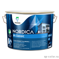 Teknos Nordica Classic краска для деревянных домов