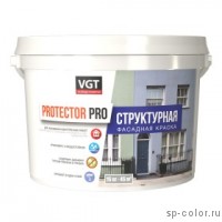 VGT Protector Pro краска структурная фасадные и внутренние работы 