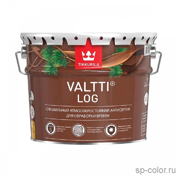 Tikkurila Valtti Log защитный антисептик для бревна