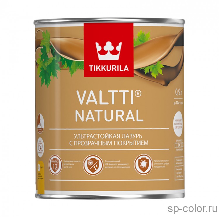 Tikkurila Valtti Natural ультрастойкая лазурь с прозрачным покрытием