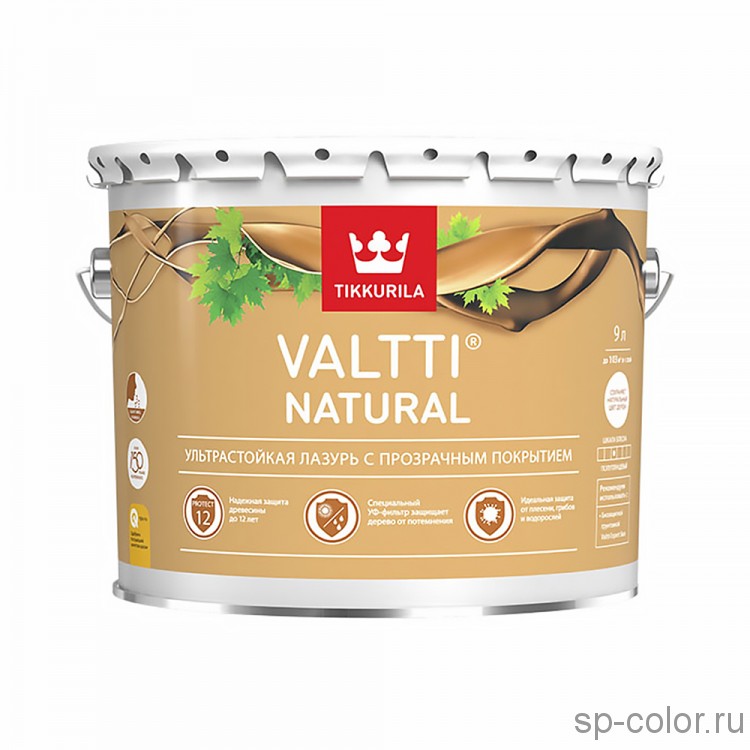 Tikkurila Valtti Natural ультрастойкая лазурь с прозрачным покрытием