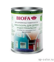 Biofa 8101 Аквалазурь для дерева, индустриальная