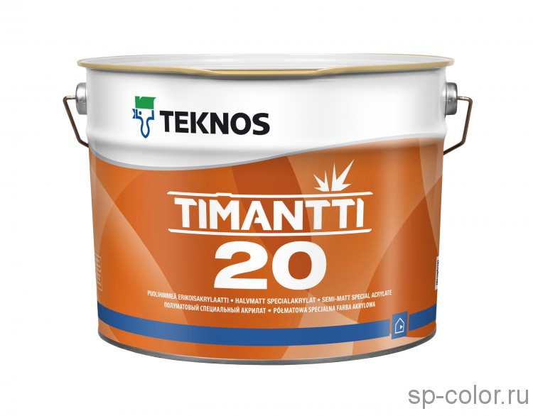 Teknos Timantti 20 Краска водоразбавляемая акрилатная 