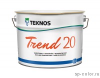 Teknos Trend 20 Краска полуматовая акрилатная для стен и потолков