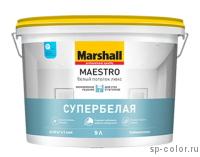Marshall Maestro "Белый потолок Люкс" Глубокоматовая краска для потолков