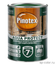 Pinotex Aqua Protect декоративная пропитка для древесины