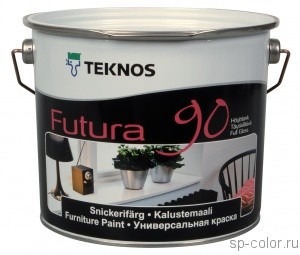 Teknos Futura 90 глянцевая универсальная алкидная краска