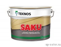 Teknos Saku дисперсионная краска для бетонных фасадов