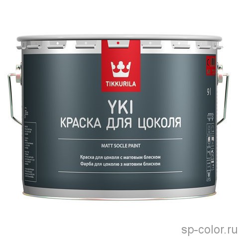 Tikkurila Yki краска юки для фасадов и цоколя