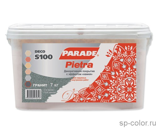 PARADE DECO PIETRA S100 декоративное покрытие с эффектом камня