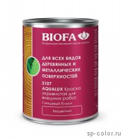 Biofa 5107 Краска для внешних работ, база под колеровку бесцветная