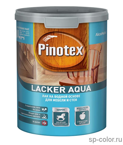 Pinotex Lacker Aqua матовый водный акриловый лак для вагонки
