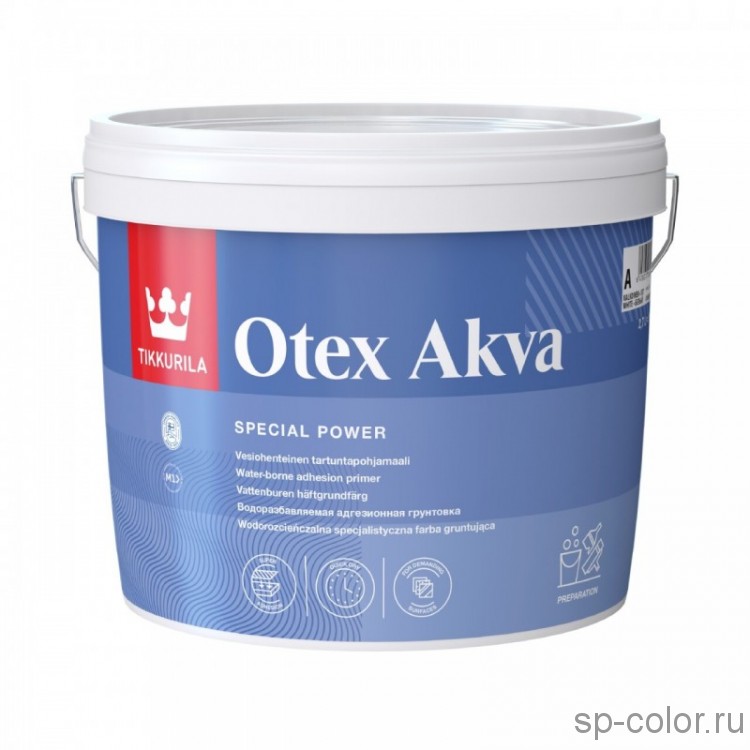 Tikkurila Otex Akva адгезионная грунтовка на водной основе