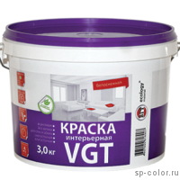 VGT Краска акриловая для стен ВД-АК-2180 «Белоснежная» (влагостойкая)