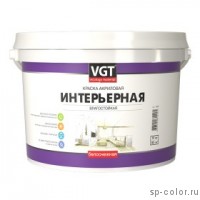 VGT Краска акриловая для стен ВД-АК-2180 «Белоснежная» (влагостойкая)