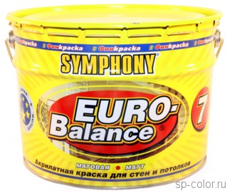 Symphony Euro Balance 7 акрилатная матовая краска 