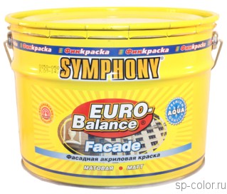 Symphony Euro Balance Faсade Aqua фасадная краска 