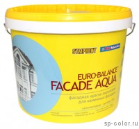 Symphony Euro Balance Faсade Aqua фасадная краска по бетону