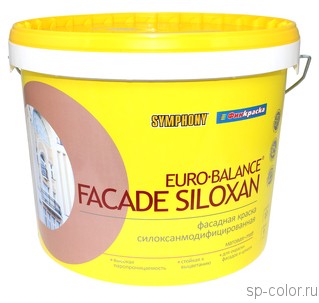 Symphony Euro Balance Facade Siloxan краска для бетонных фасадов усиленная силиконом