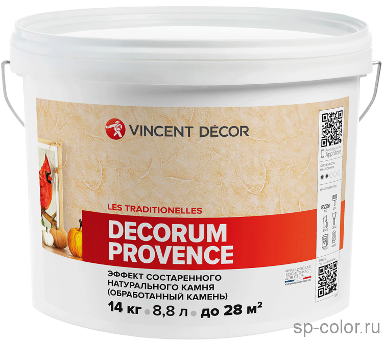 Vincent Decor Decorum Provence эффект натурального камня