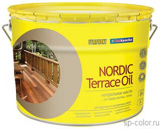 Symphony Nordic Terrace Oil масло для деревянных террас и настилов