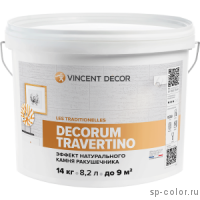 Vincent Decor Decorum Travertino декоративное покрытие эффект камня ракушечника