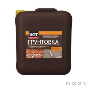 VGT Грунтовка ВД-АК-0301 Глубокого проникновения для наружных и внутренних работ
