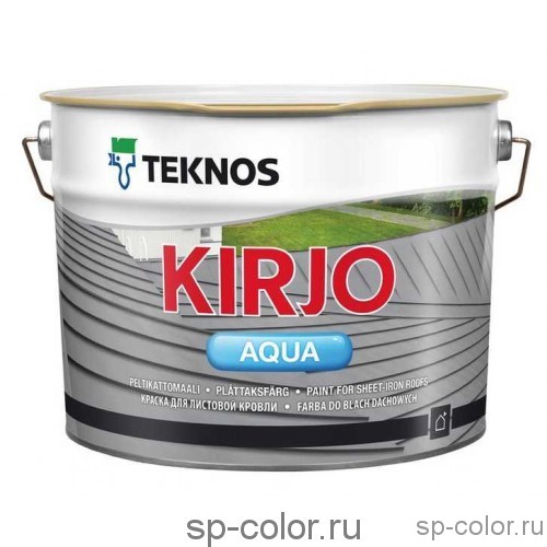 Teknos Kirjo Краска на основе алкида и содержащая антикоррозионные пигменты для листовой кровли.