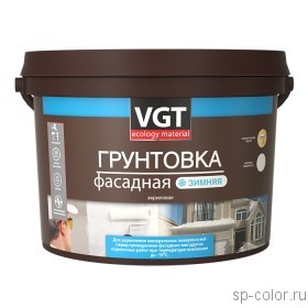VGT Грунтовка ВД-АК-0301 фасадная "Зимняя" (до -10°с)