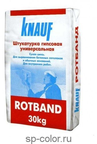 Как выполняется штукатурка стен ротбандом
