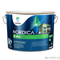 Teknos Nordica Eko водоразбавляемая краска для деревянных фасадов